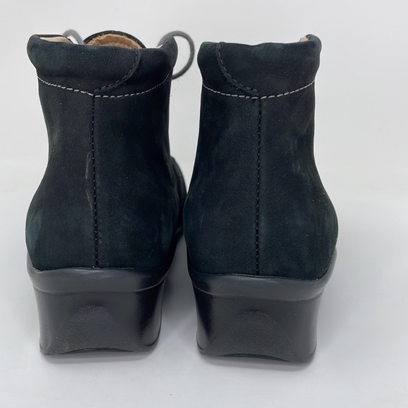 Finn Comfort Boots NWOT Ankle Booties Black Nubuck Leather Mostar US Women’s 7 - Picture 8 of 12